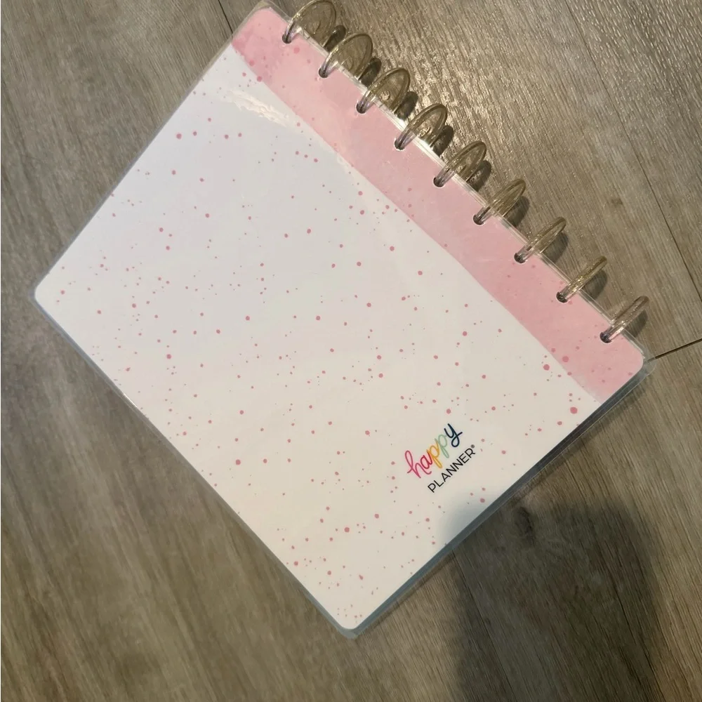 Happy Planner Pink and Gold Floral Planner